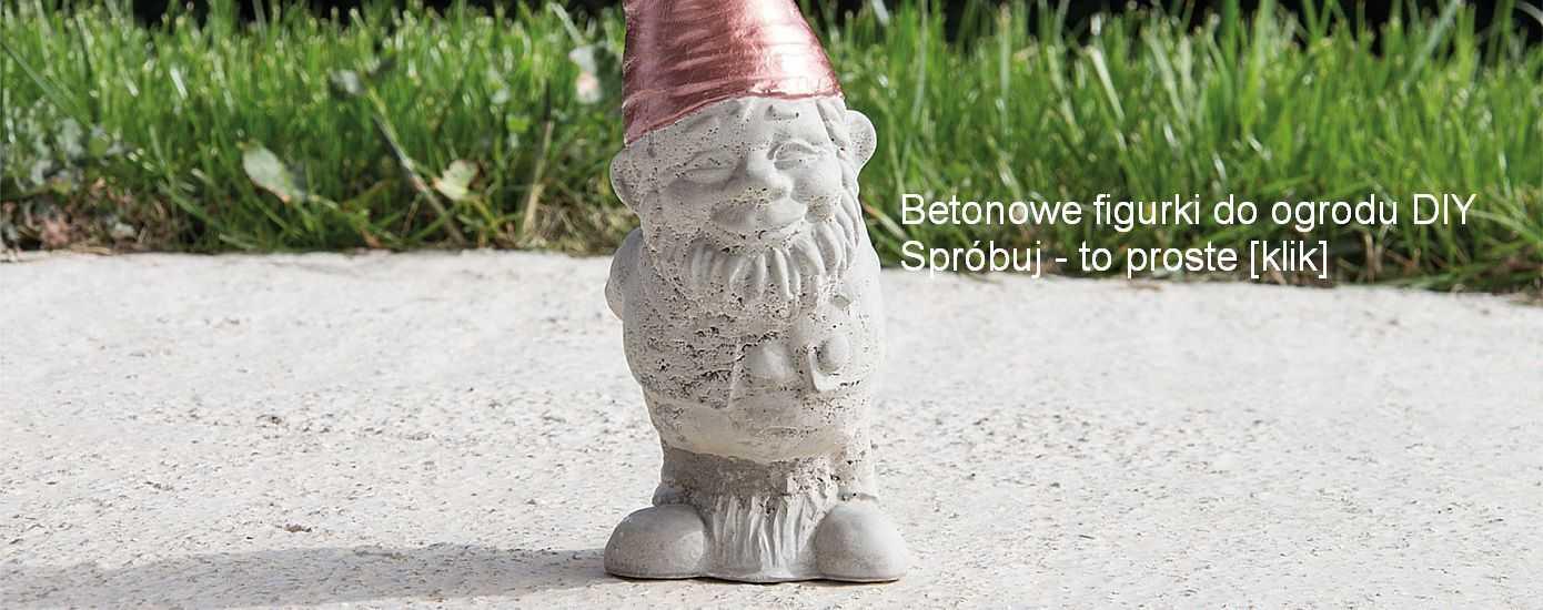 Betonowe figurki do ogrodu - krasnal