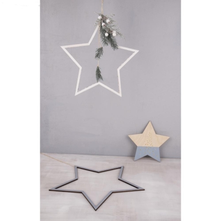 Drewniane dekoracje świąteczne drewniane gwiazdy własnoręcznie