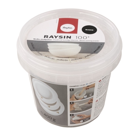 Gips do odlewów gips szybkoschnący Raysin100 zapewnia gładką powierzchnię oraz idealną biel odlewów