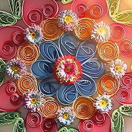 Quilling kwiatki 3D Kreatywny Świat