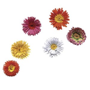 Quilling kwiatki 3D wykonane frędzlarka do quillingu