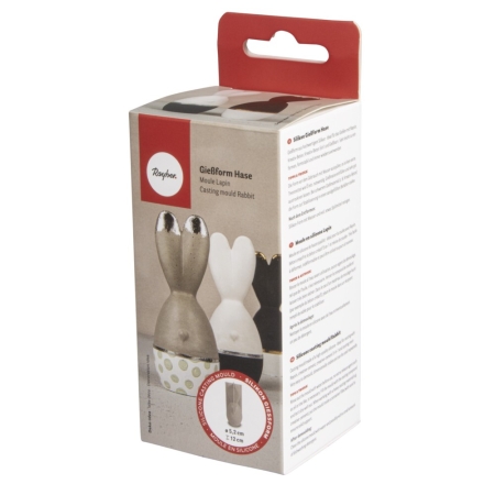 Forma silikonowa do odlewów Króliczek marki Rayhe w efektownym opakowaniu idealna na prezent