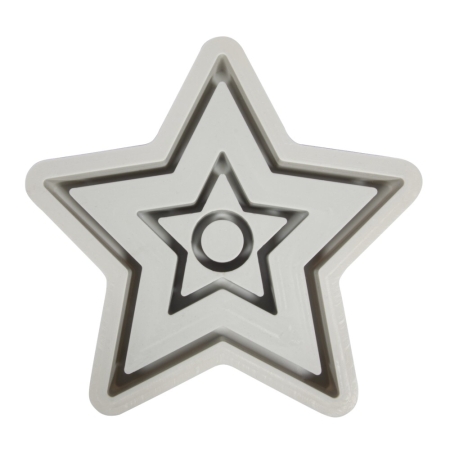 Forma z silikonu świecznik świąteczny do odlewów gipsowych z betonu kreatywnego i żywicy