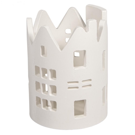 Odlew gipsowy z formy silikonowej domek wygląda efektownie