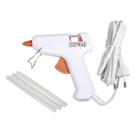 Mini pistolet do kleju na gorąco, 110°C, Rayher z wkładami termotopliwymi