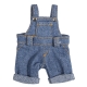 Mini ogrodniczki denim 9.5 cm,marki Rayher doskonale ozdobią domek skrzata