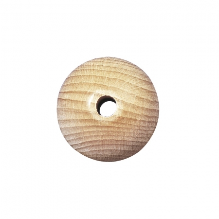 Kulka drewniana surowa 10 mm przewiercona do zrobinia koralików drewnianych na drzwi