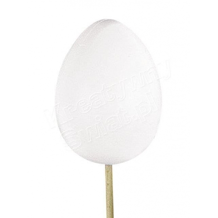 jajko z plastiku białe