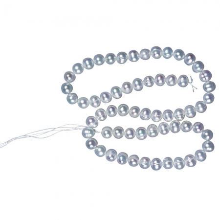 Perły naturalne, słodkowodne perły hodowlane białe do biżuterii handmade jak naszyjnik z pereł i kolczyki z perłą