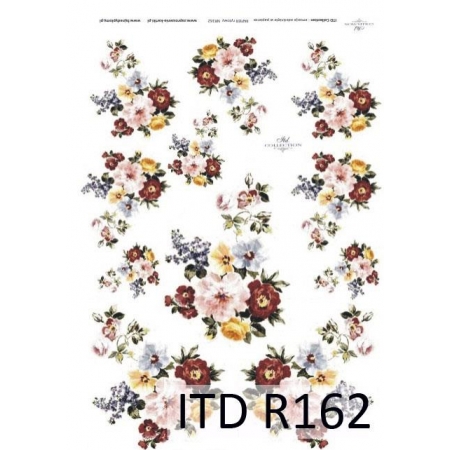Papier Ryżowy ITD R162 malowane kwiaty.jpg