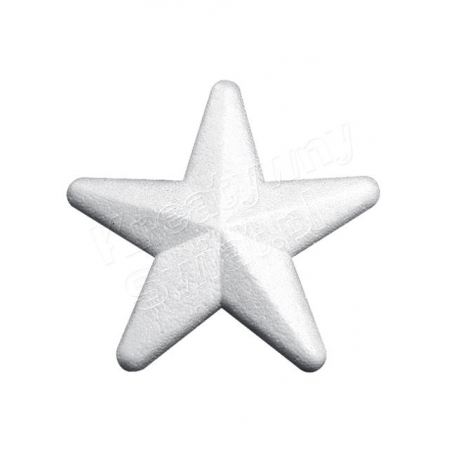Gwiazda styropianowa, 20 cm [33-049-00]