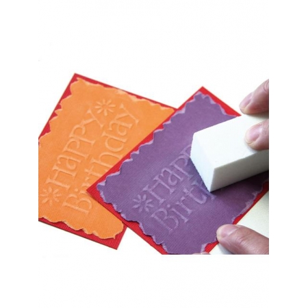 Pad polerski umożliwia uzyskanie w prosty sposób efektu postarzenia papieru dekoracyjnego