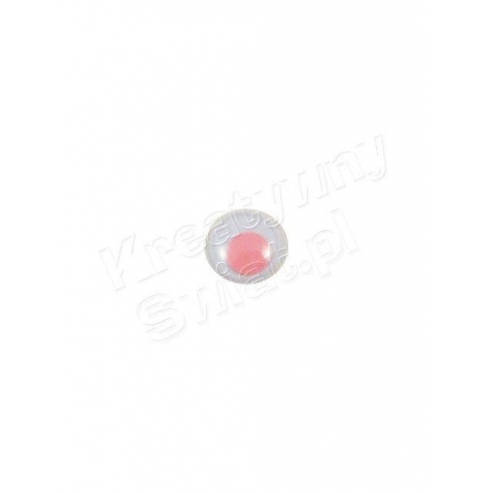 Oczy plastikowe ruchome, 12 mm, łososiowy, 1 szt. [89-033-49]-1