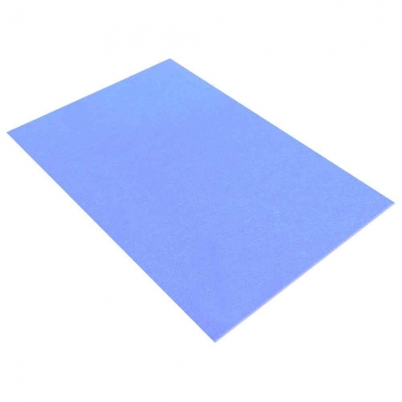 filc 4 mm sztywny z poliestru jasny niebieski