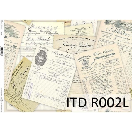 stare dokumenty gazety retro papier dekupaż