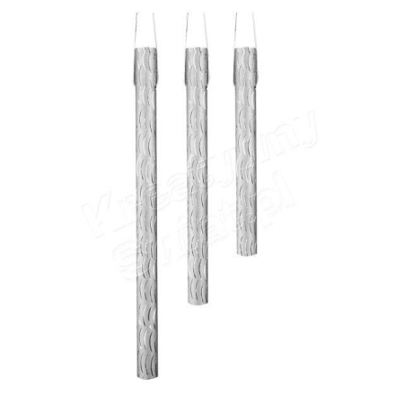 Rurki puste dzwonka wietrznego, błyszczące, 15, 18, 21 cm, ø 10 mm, op. 3 szt. [25-377-00]-1