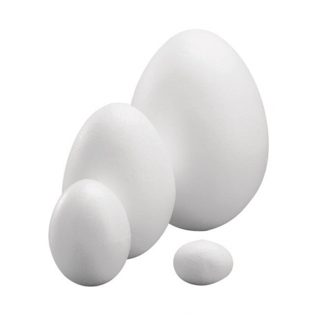 Jajko styropianowe, 2 częściowe, 15 cm [33-041-00]-1