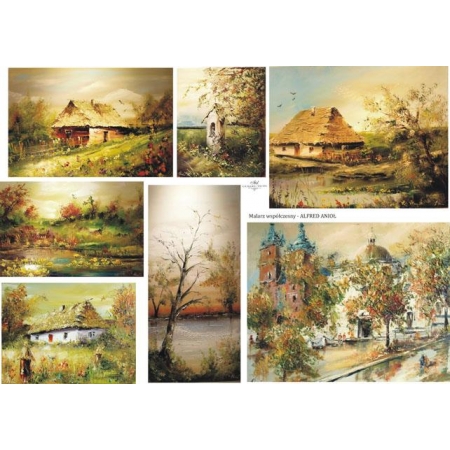 Papier decoupage Malarstwo współczesne ITD 0213.jpg