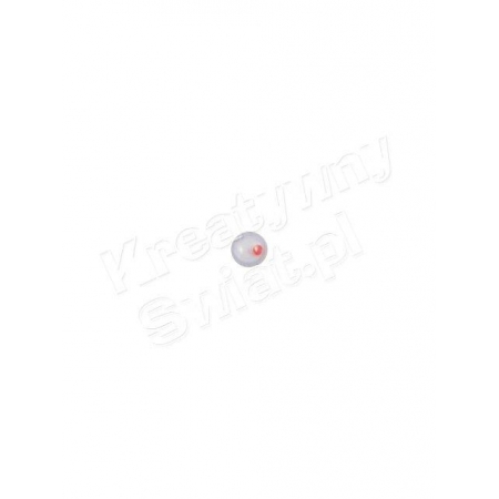 Oczy plastikowe ruchome, 5 mm, czerwony, 1 szt. [89-030-49]-1