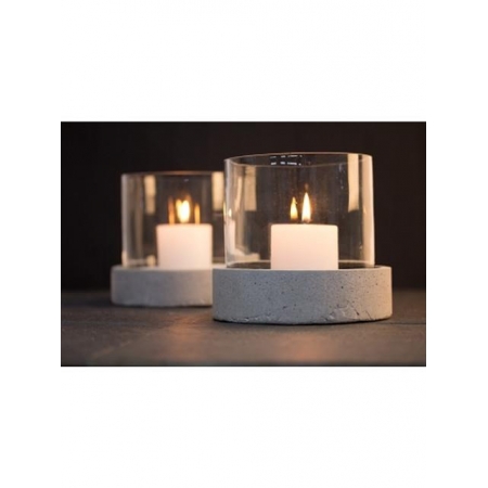 Cement kreatywny do odlewów jako materiał na elegancki świecznik z betonu