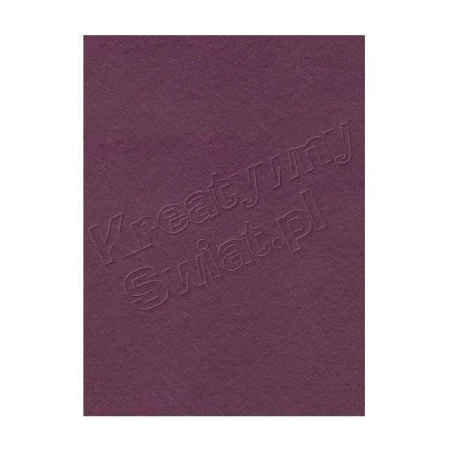purpurowy arkusz filcu cienkiego 1 mm