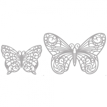 wykrojnik szablon do sizzix koronkowe motylki