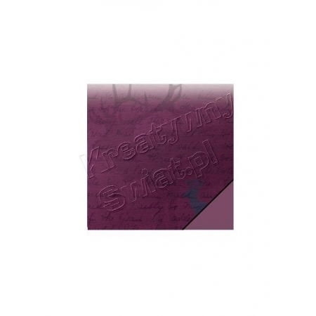 fioletowy purpurowy papier do scrapu  jelonek