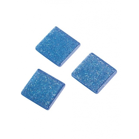 Mozaika brokatowa kolor niebieski ozdobi pudełka z papier-mache albumy do zdjęć