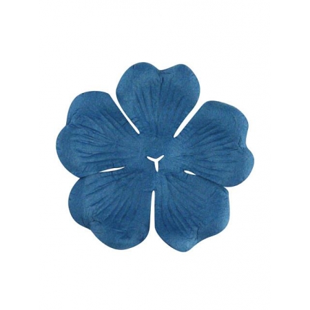 kwiaty z papieru do zdobienia niebieskie