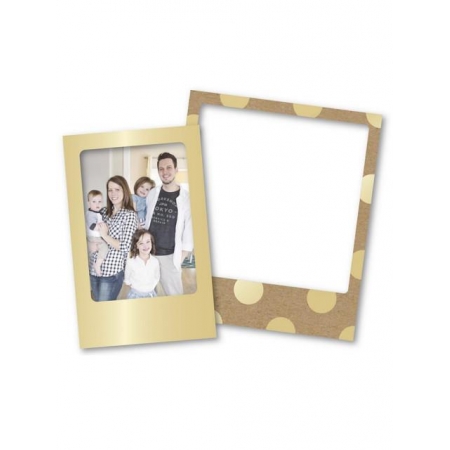 Ramki na zdjęcia w stylu Instax i Polaroid wykonane frame punch board