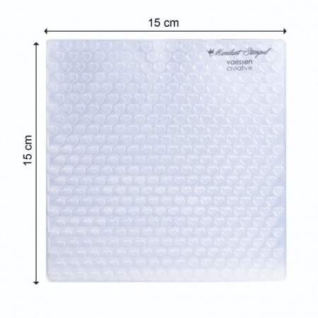 Folder do wytłaczania, Małe serduszka, 15x15 cm [MV-PS-168]
