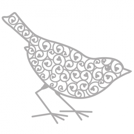 Wykrojnik metalowy, Ptak, 9,6x6,5cm [60-674-000] -1