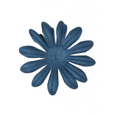 kwiatki z papieru niebieskie