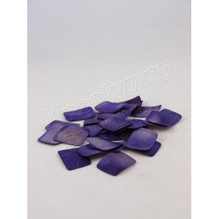 płatki forniru do dekorowania purpurowe