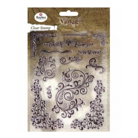 stempel silikonowy ornament stemplowanie