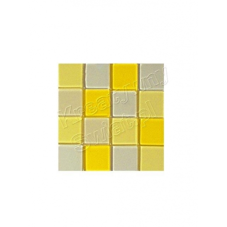 akrylowa mozaika jasna żółć