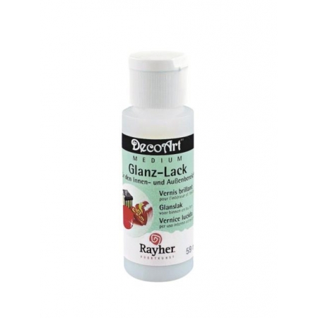 DuraClear Gloss Varnish, lakier poliuretanowy 59 ml Decoart idealny w technice serwetkowej