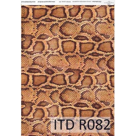 papier ryżowy do decoupage, skóra węża, ITD-R0082, made in Poland