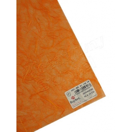 papier jedwab ryżowy pomarańcz