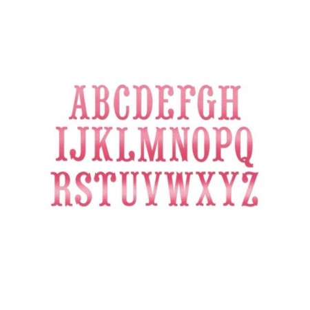 szablon tnący alfabet antyk antyczna czcionka