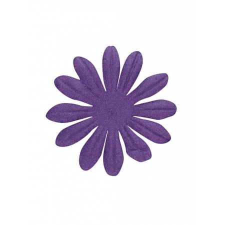 kwiatki papierowe purpurowe