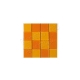 Mozaika kwadratowa 1x1 cm pomarańczowa wykonana z żywicy akrylowej