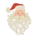 Wykrojnik Sizzix 661299 Thinlits Santa Mikołaj wykona motyw na kartkę świąteczną z mikołajem
