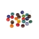 Koraliki szklane, mix kolorów, 8,7 mm [14-187-49]-1