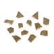 Zota mozaika polygonal o nieregularnych kształtach kamieni i wszechstronnym zastosowaniu