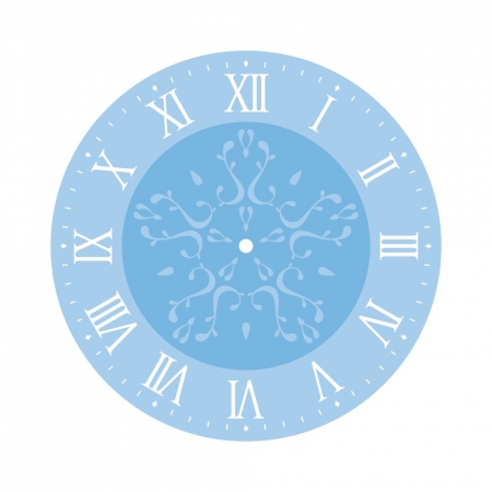 Szablon dekoracyjny cyferblat do własnoręcznego wykonania nowoczesnego zegara ściennego