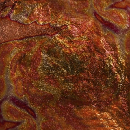 Szlagmetal złoto - czerwony arkusz 14x14 cm kreatywny świat