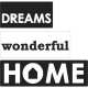 Stempel do mydła DREAMS wondeful  HOME to uniwersalne słowa na kolorowe mydełka