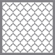 Szablon malarski ornament classic quatrefoil z trwałego plastiku do wielokrotnego użycia