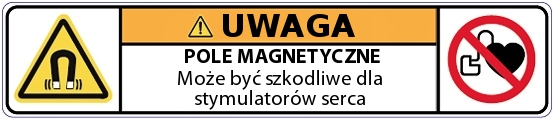 uwaga: pole magnetyczne